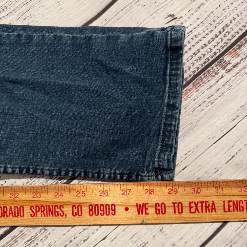 Levi's 514 Straight Fit Dark Wash Denim Blue Jeans Men's Size 34x32 (Fits 32x29)